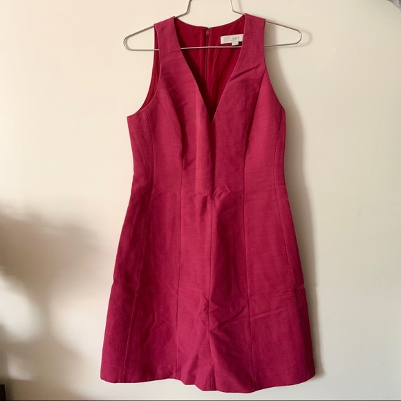 Loft Fuchsia Dress - Picture 1 of 5